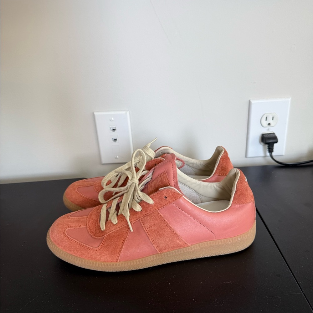 Pink and Tan Maison Margiela Replicas